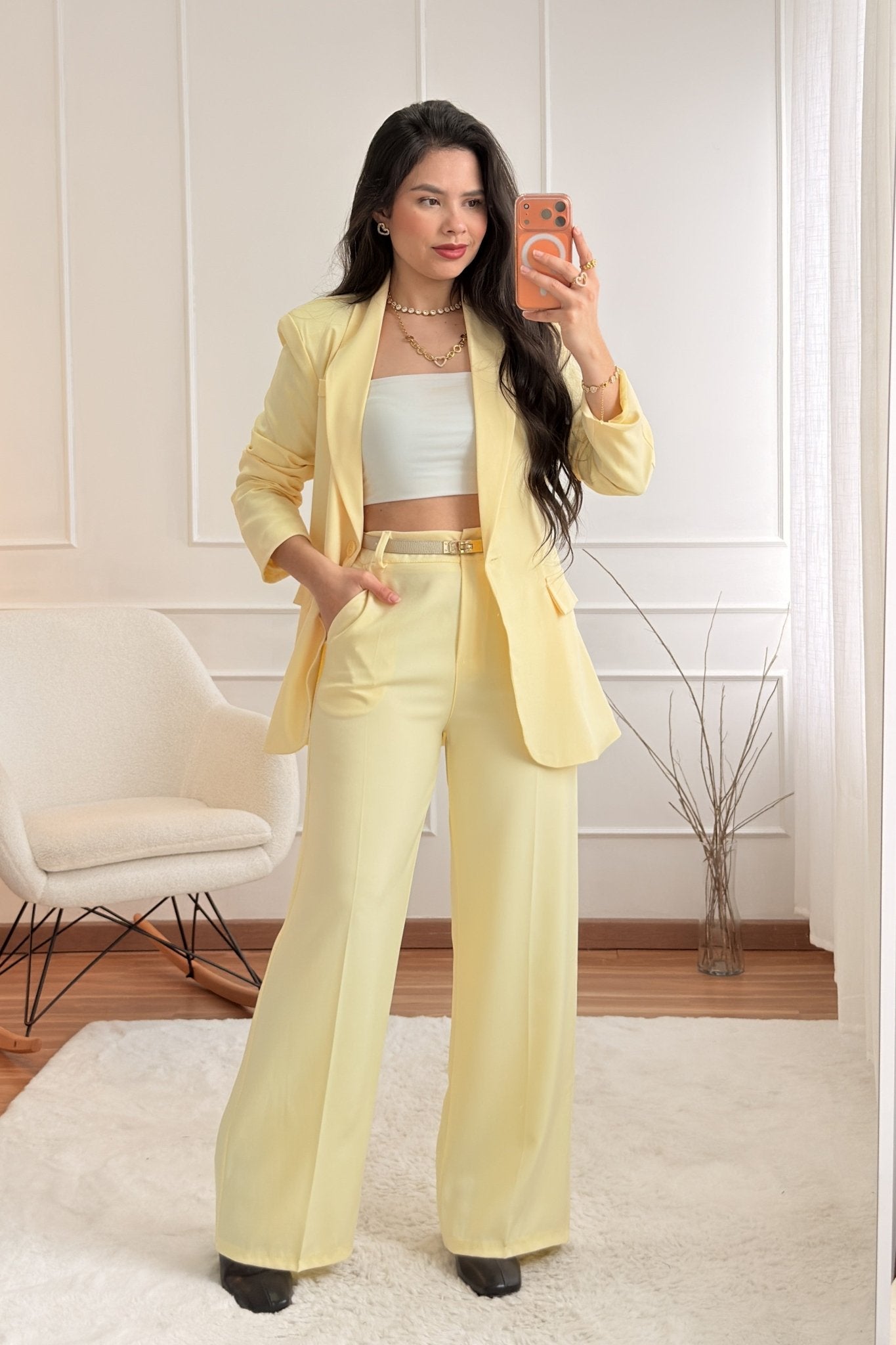 Conjunto de blazer a calça - lavishiochicconjuntoslavishiochic