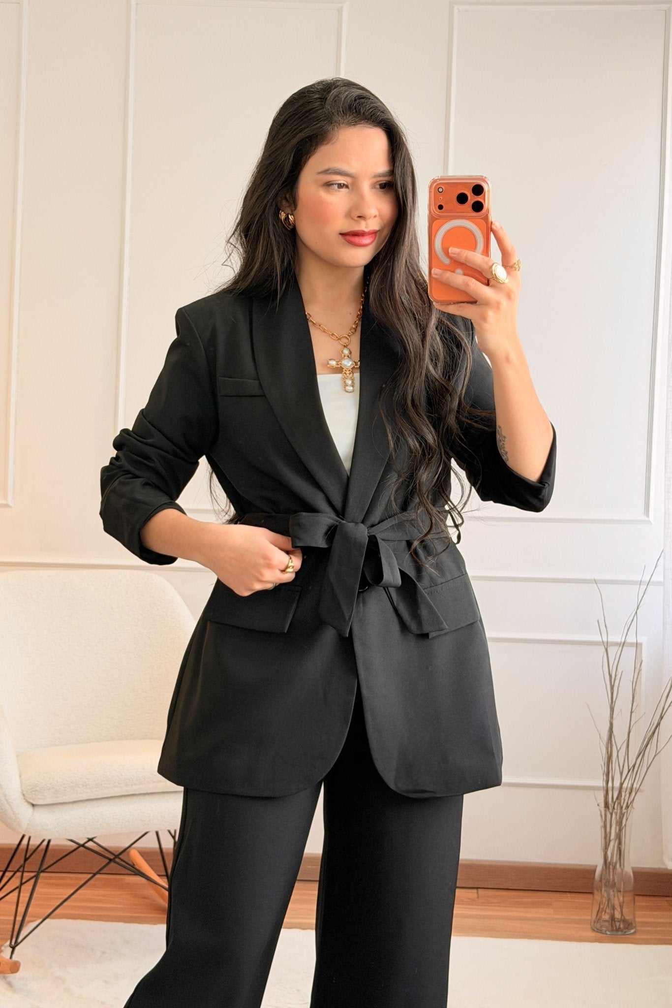 Conjunto de blazer a calça - lavishiochicconjuntoslavishiochic