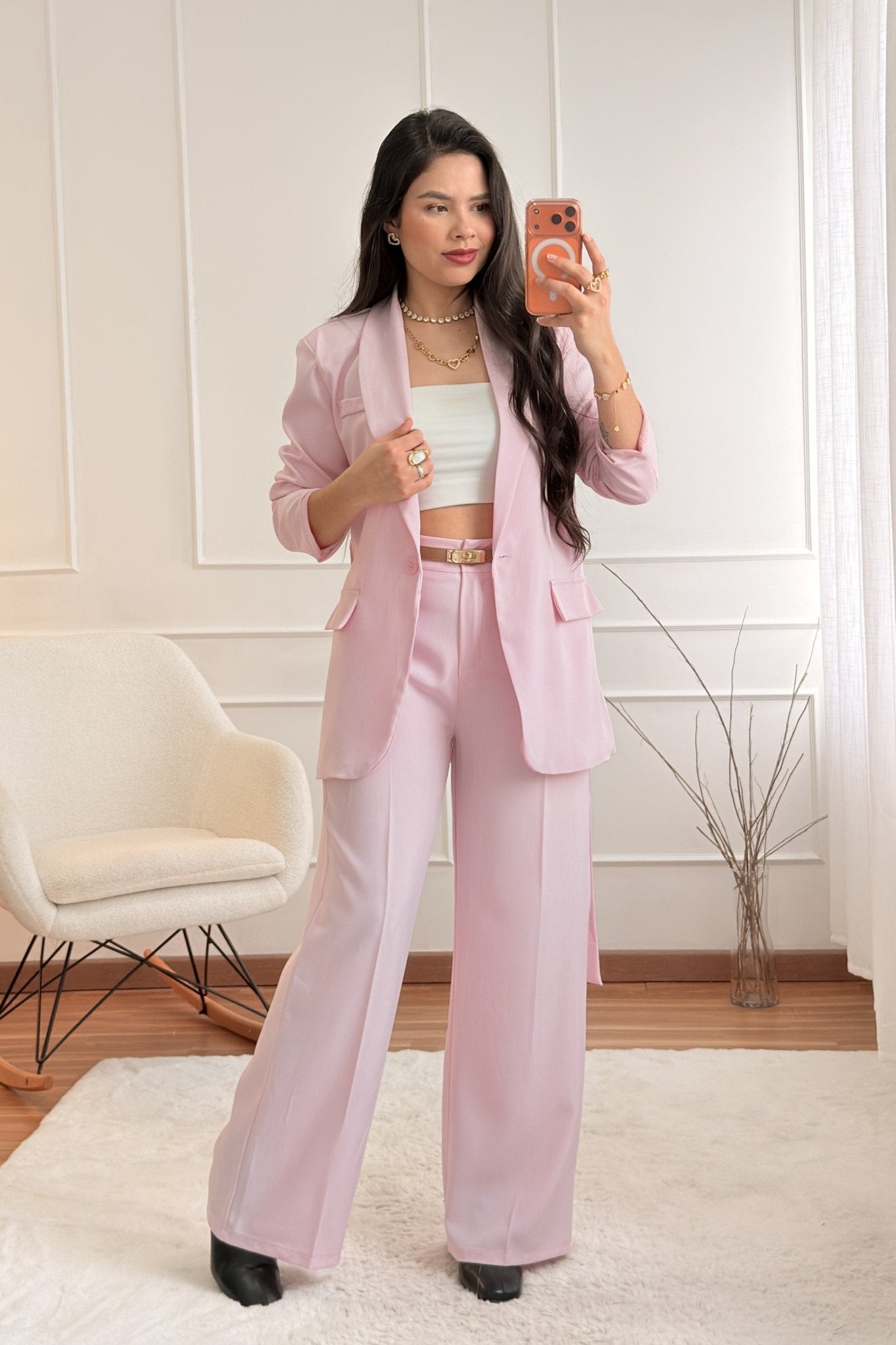 Conjunto de blazer a calça - lavishiochicconjuntoslavishiochic