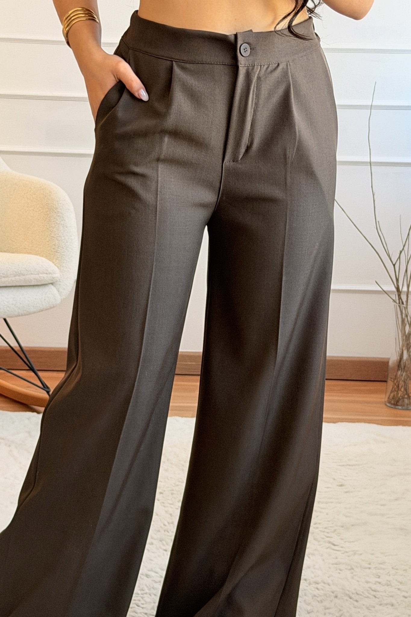 Conjunto de blazer de manga curta e calça - lavishiochicconjuntolavishiochic