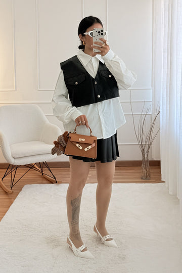 Conjunto de camisa com colete - lavishiochiccamisalavishiochic