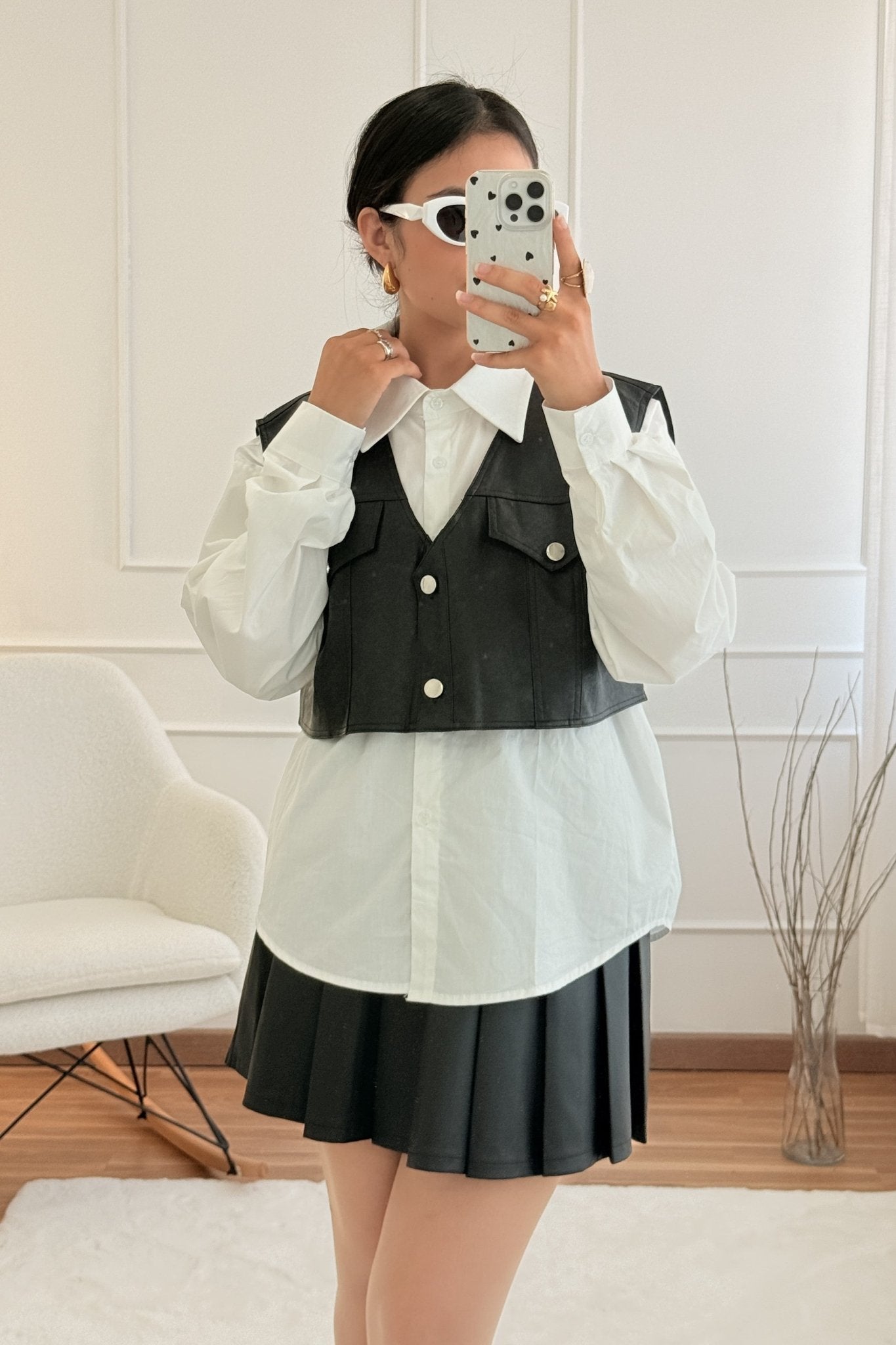 Conjunto de camisa com colete - lavishiochiccamisalavishiochic