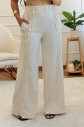 Conjunto de casaco e calça pantalona - lavishiochicconjuntolavishiochic