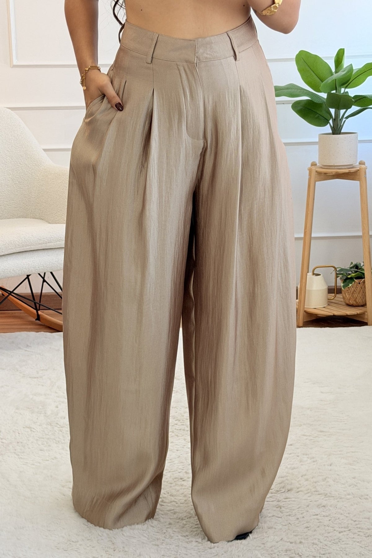 Conjunto de colete em V e calças largas MOCHY - lavishiochicconjuntosMochy