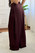 Conjunto de colete em V e calças largas MOCHY - lavishiochicconjuntosMochy