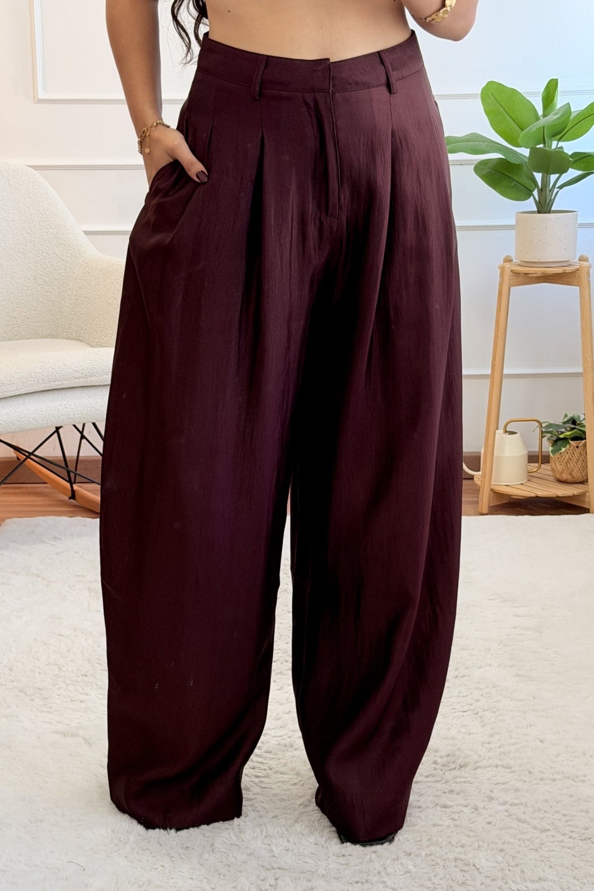 Conjunto de colete em V e calças largas MOCHY - lavishiochicconjuntosMochy