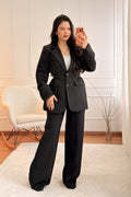 Conjunto de fato com blazer e calça - lavishiochicconjuntoslavishiochic