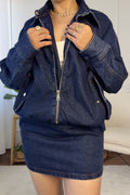 Conjunto de ganga com saia - lavishiochicconjuntolavishiochic