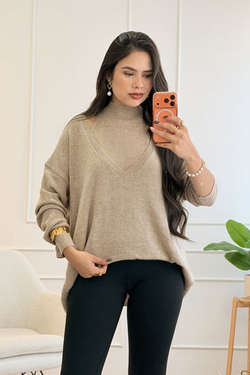 Conjunto de malha de duas peças MOCHY - lavishiochiccamisolaMochy