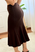 Conjunto de malha estilo tweed com saia midi - lavishiochicconjuntoslavishiochic