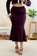 Conjunto de malha estilo tweed com saia midi - lavishiochicconjuntoslavishiochic