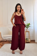 Conjunto de top e calça detalhe metálico - lavishiochicconjuntolavishiochic