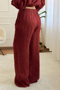 Conjunto em 100%linho com camisa e calça - lavishiochicconjuntolavishiochic