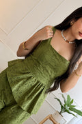 Conjunto em bordado inglês com barra em folho - lavishiochicconjuntolavishiochic