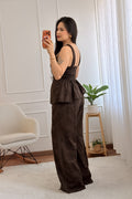 Conjunto em bordado inglês com barra em folho - lavishiochicconjuntolavishiochic