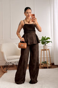 Conjunto em bordado inglês com calça - lavishiochicconjuntoslavishiochic