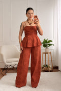 Conjunto em bordado inglês com calça - lavishiochicconjuntoslavishiochic