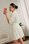 Conjunto em bordado inglês com camisa - lavishiochicconjuntolavishiochic
