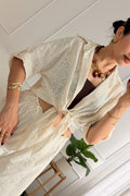 Conjunto em bordado inglês com camisa - lavishiochicconjuntolavishiochic