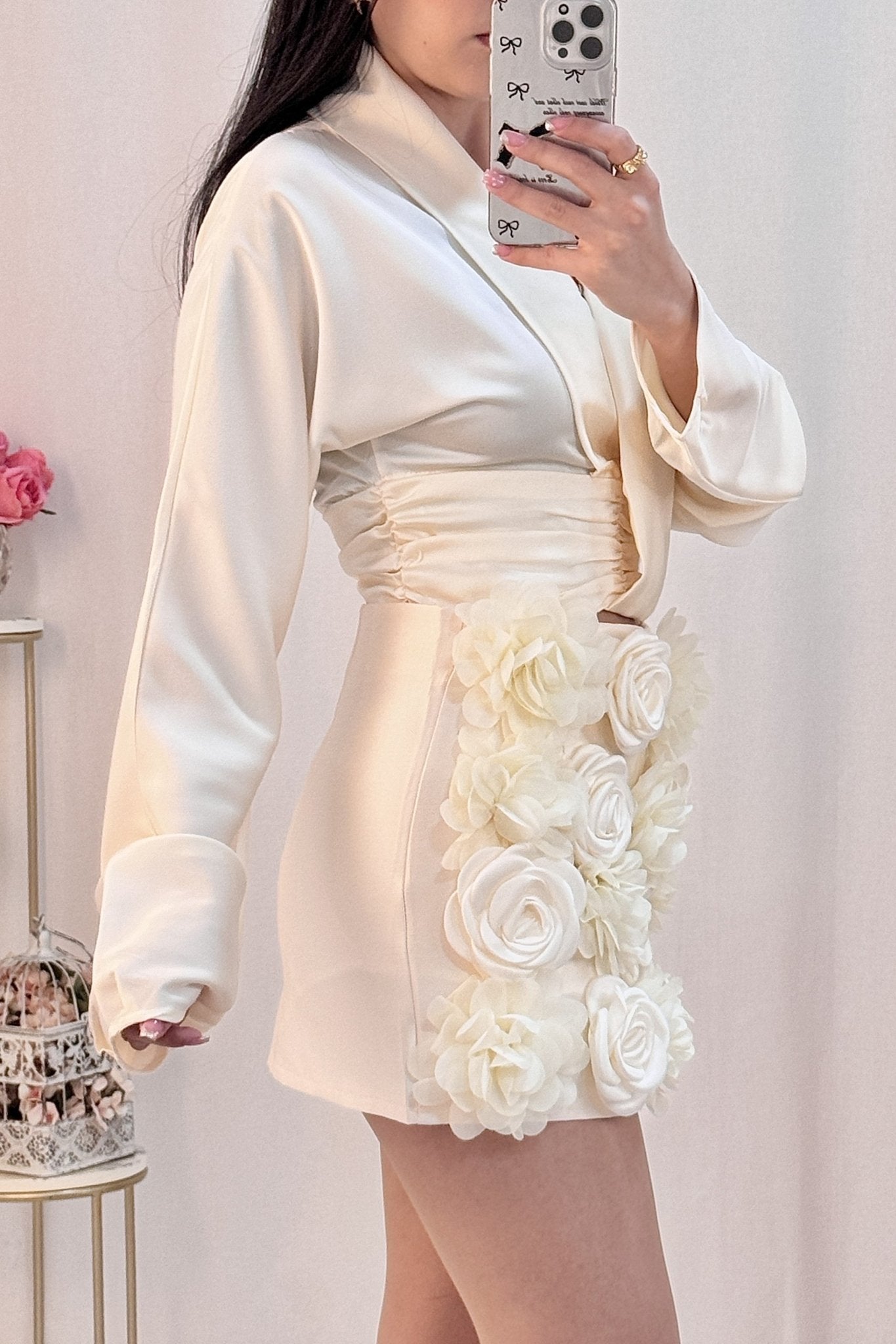 Conjunto flores3D AZAKA - lavishiochicconjuntoAZAKA