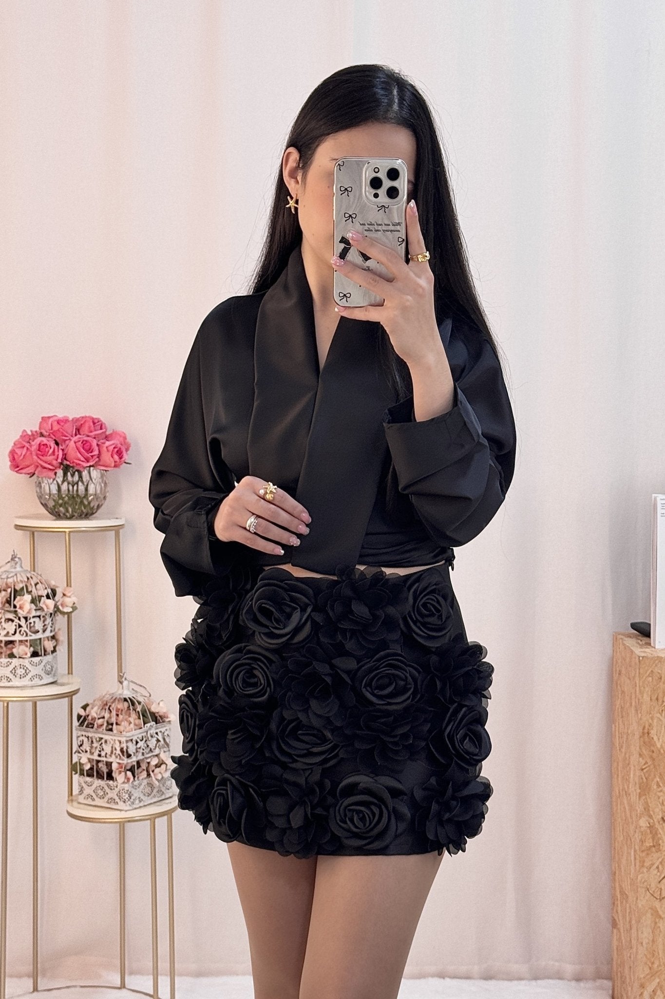 Conjunto flores3D AZAKA - lavishiochicconjuntoAZAKA