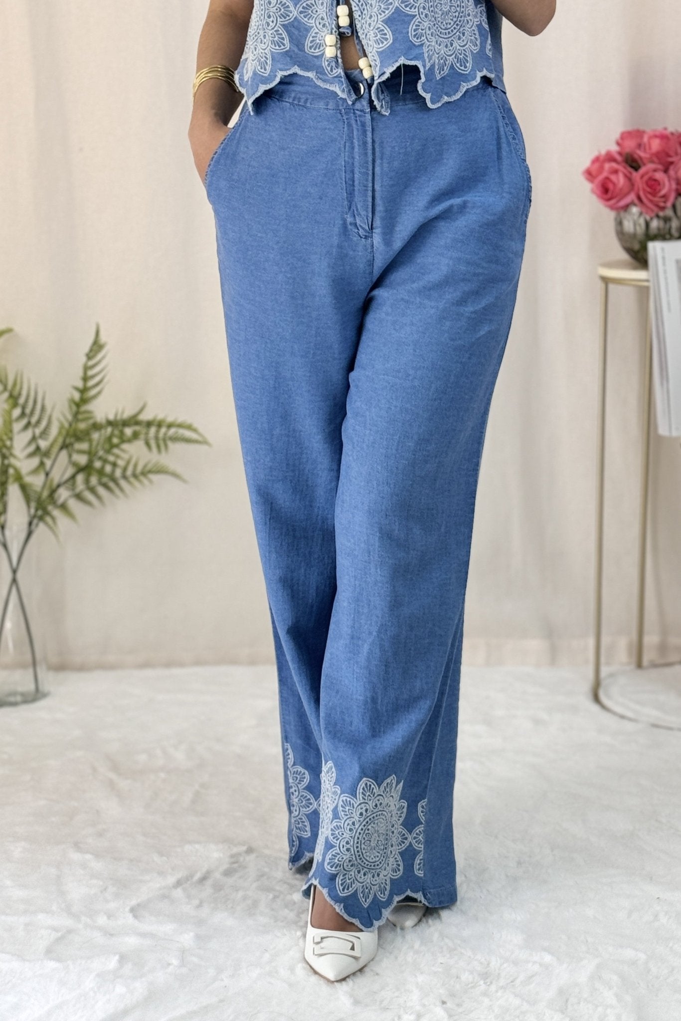 Conjunto ganga bordado - lavishiochicconjuntolavishiochic