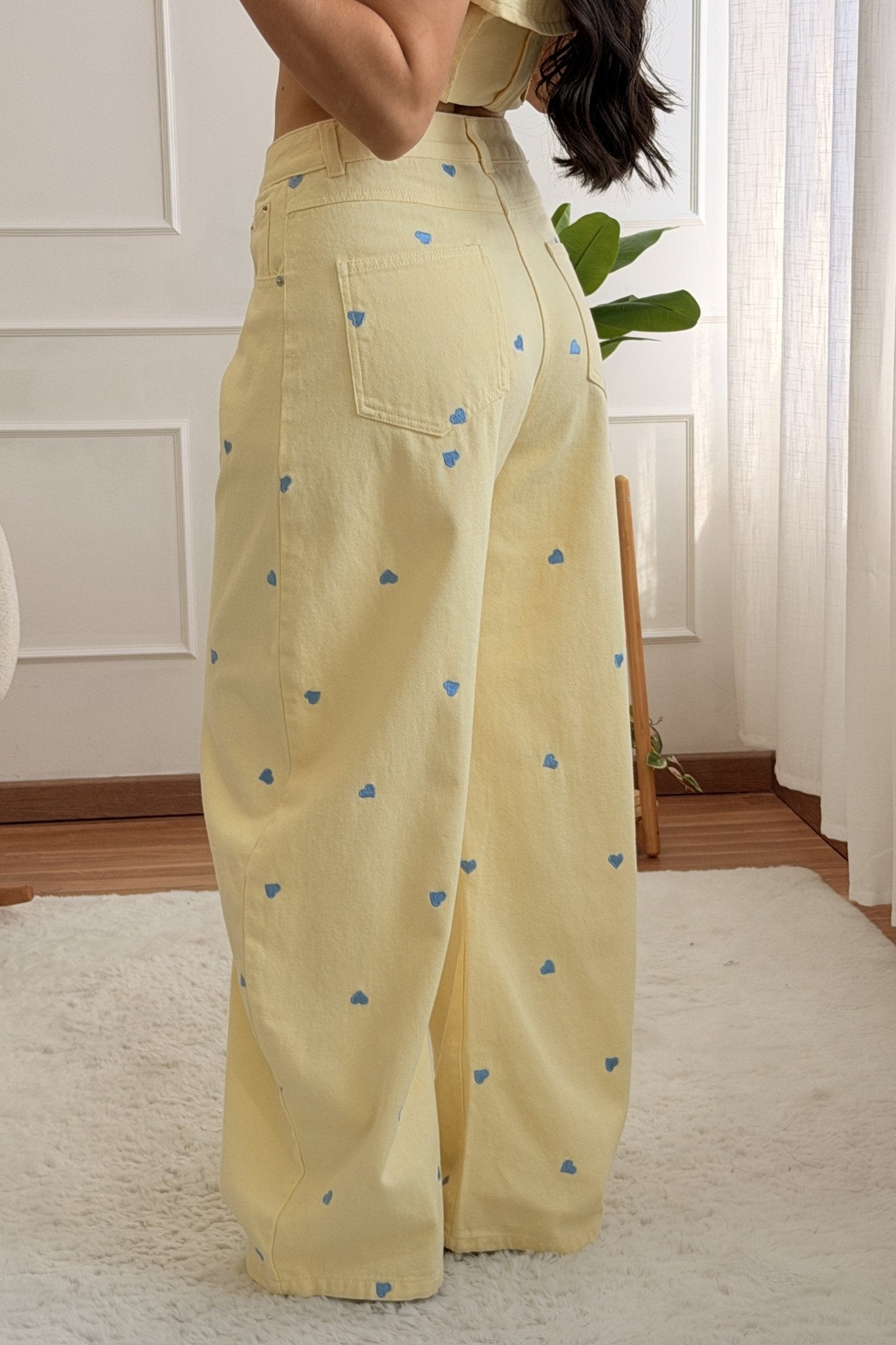 Conjunto ganga bordado corações MOCHY - lavishiochicconjuntoMochy