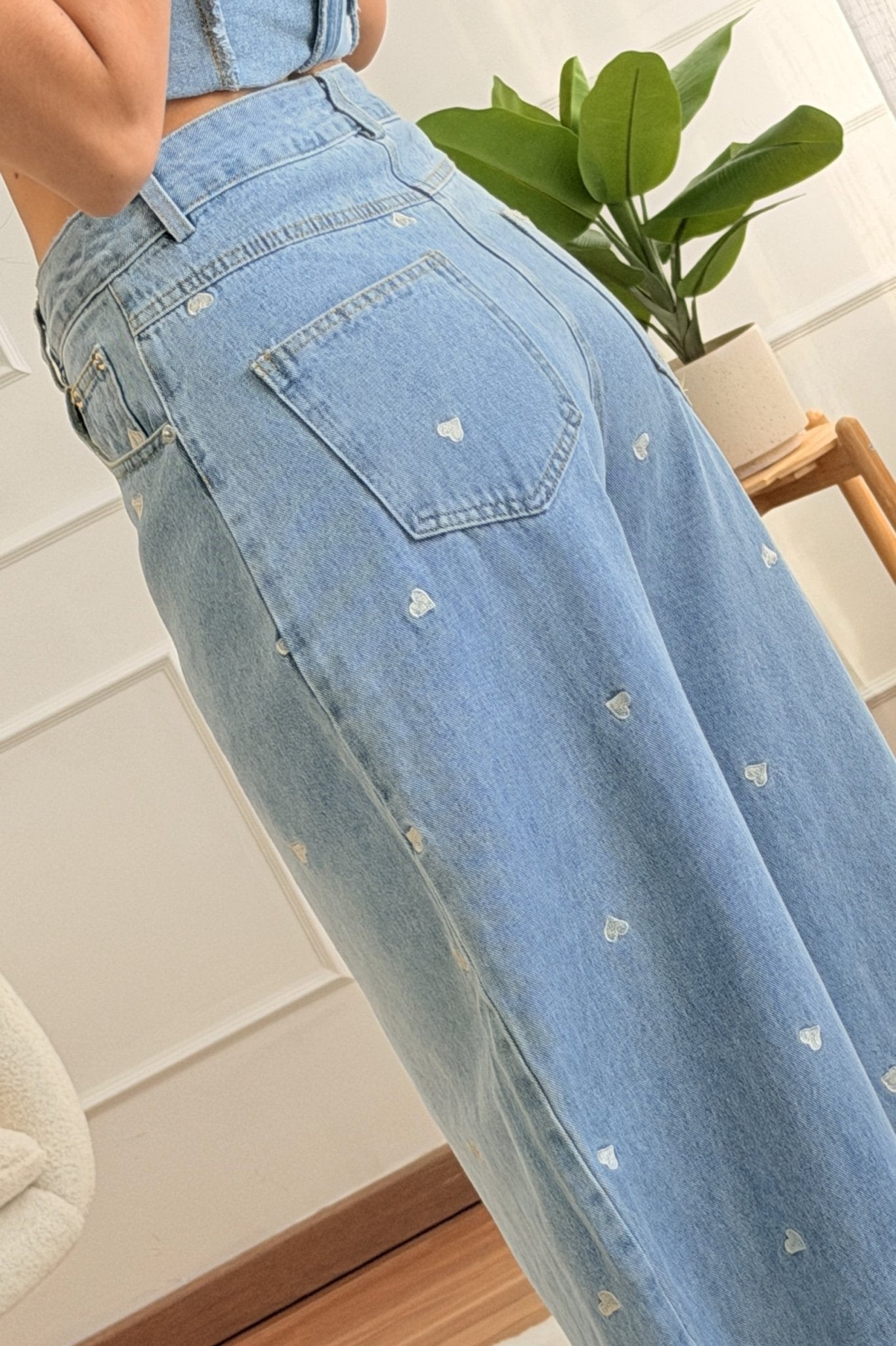 Conjunto ganga bordado corações MOCHY - lavishiochicconjuntoMochy
