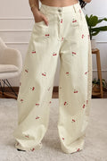 Conjunto ganga bordado de cerejas - lavishiochicconjuntolavishiochic