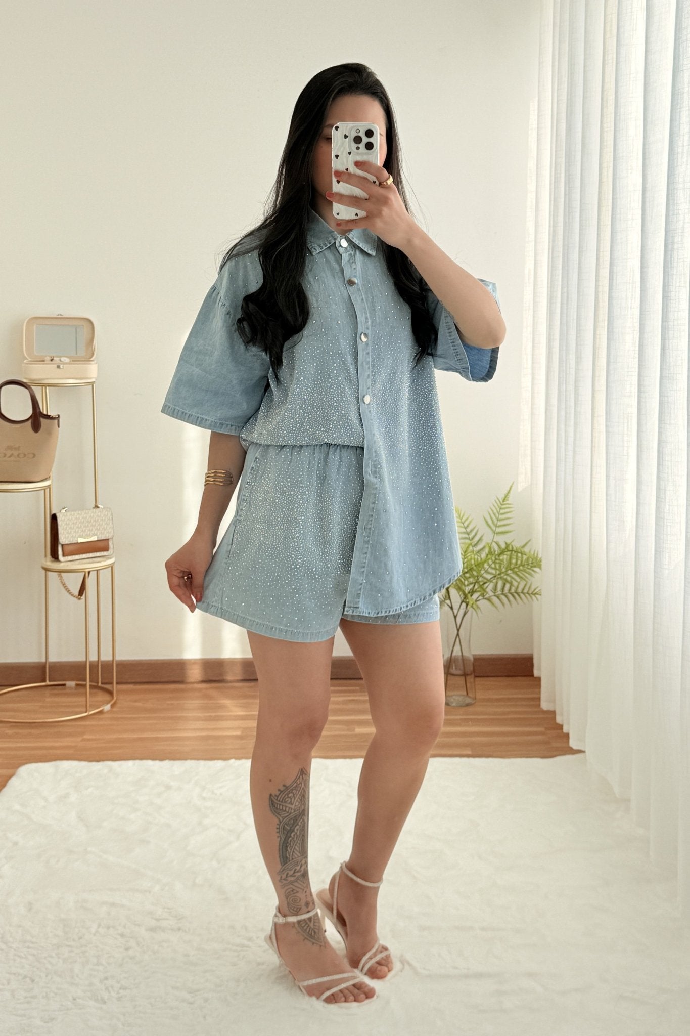 Conjunto ganga brilho - lavishiochicconjuntolavishiochic
