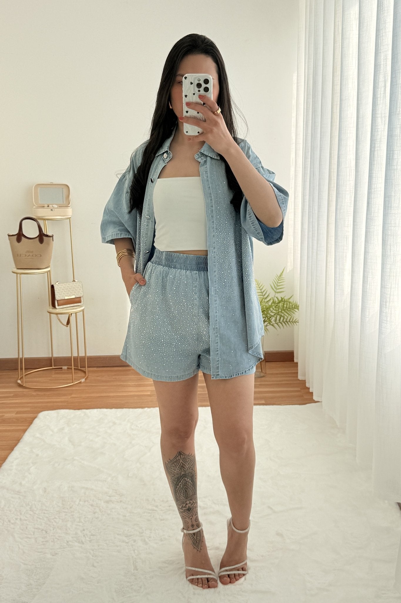 Conjunto ganga brilho - lavishiochicconjuntolavishiochic