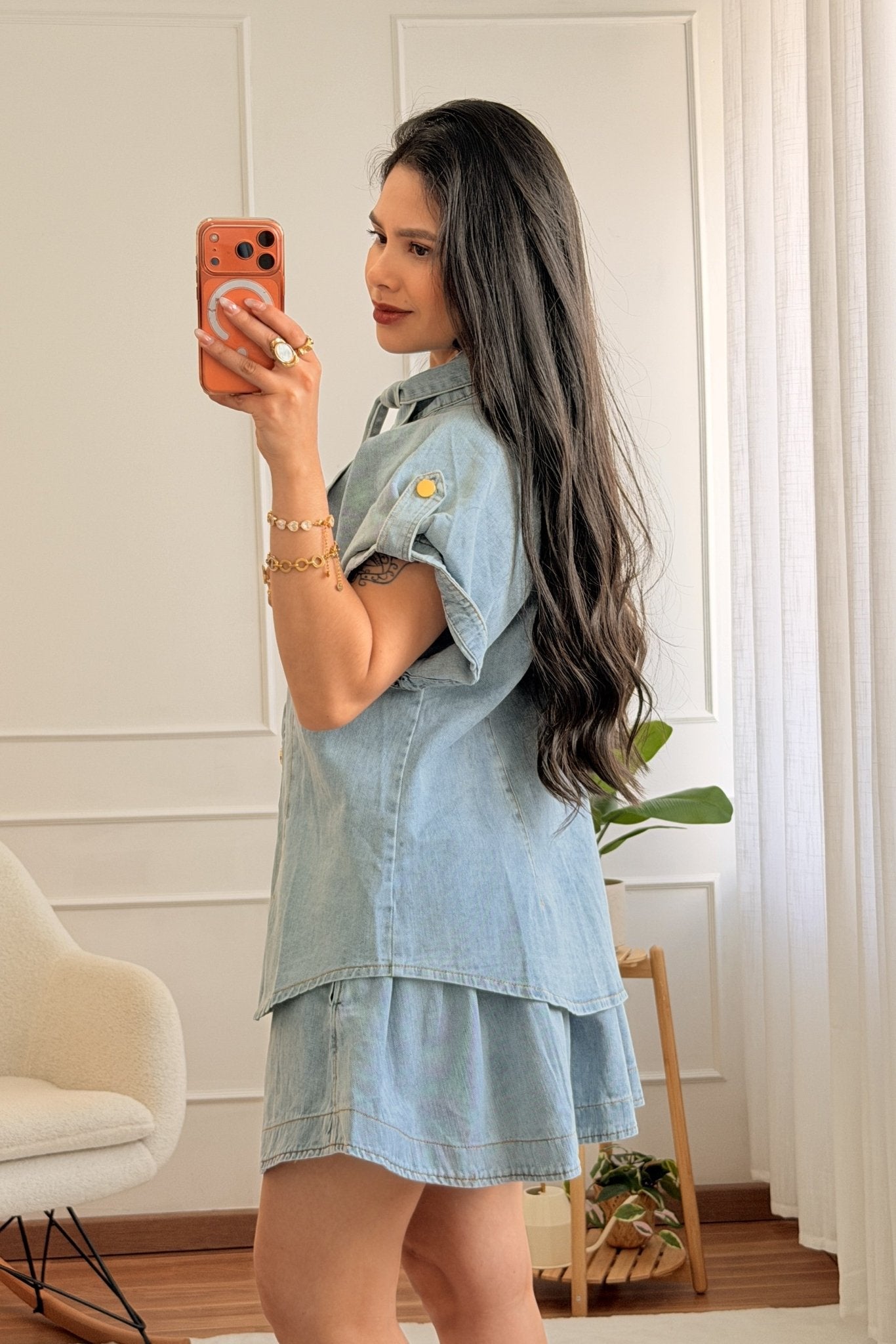 Conjunto ganga saia + camisa - lavishiochicconjuntoslavishiochic