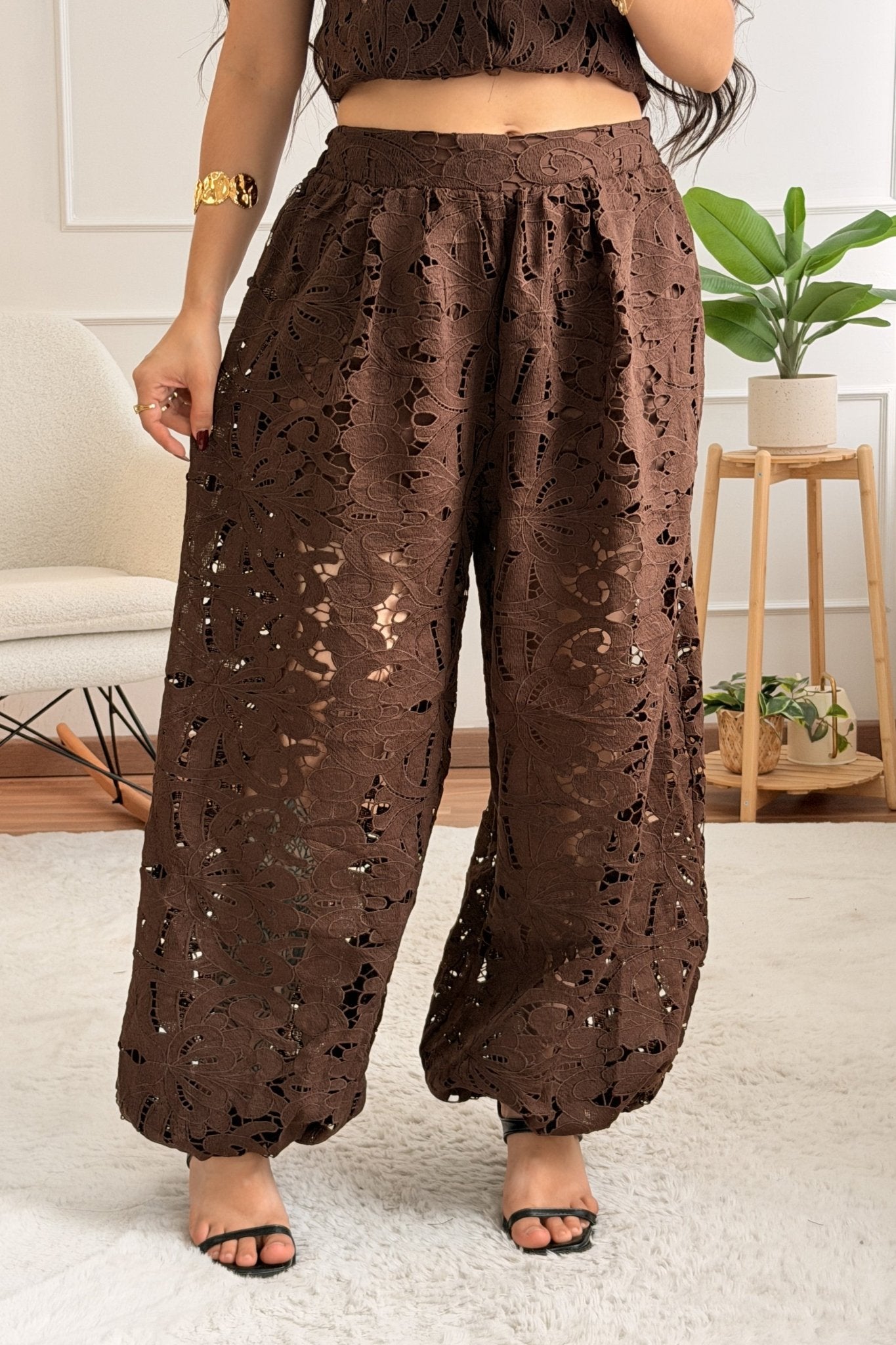 Conjunto oriental em renda floral HOCHY - lavishiochicconjuntoMochy
