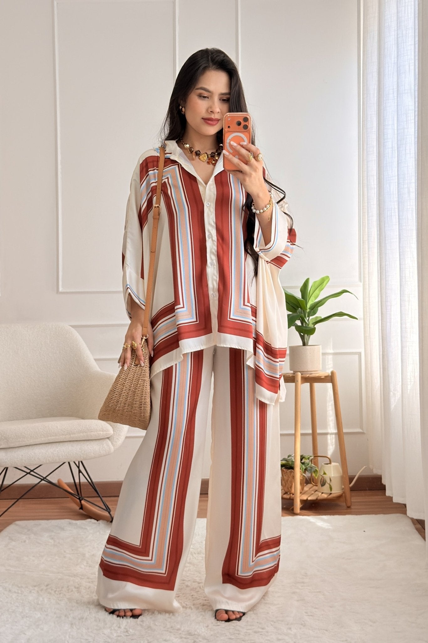 Conjunto oversize de cetim - lavishiochicconjuntolavishiochic