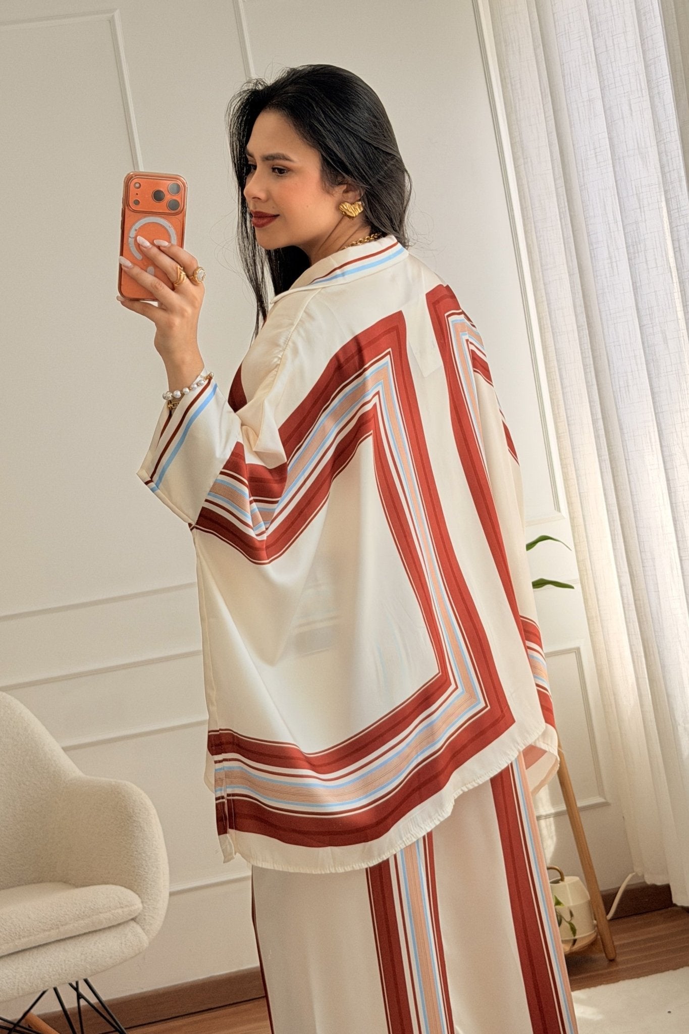 Conjunto oversize de cetim - lavishiochicconjuntolavishiochic
