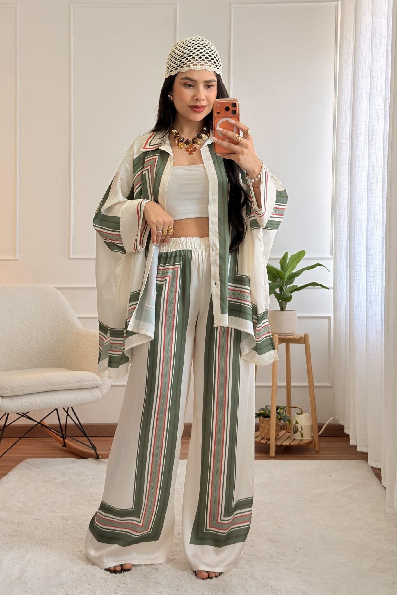 Conjunto oversize de cetim - lavishiochicconjuntolavishiochic