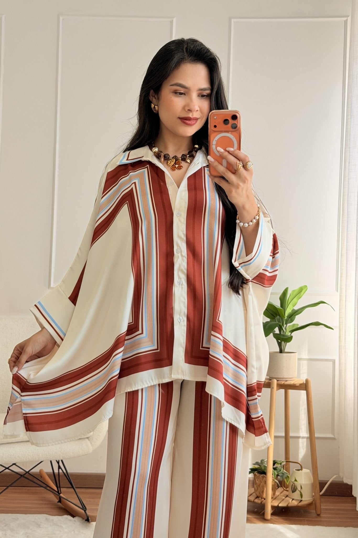 Conjunto oversize de cetim - lavishiochicconjuntolavishiochic