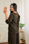 Conjunto oversized de sweat e calças largas - lavishiochicconjuntoslavishiochic