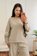 Conjunto oversized de sweat e calças largas - lavishiochicconjuntoslavishiochic