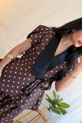 Conjunto pantalona poá em linho 100% MOCHY - lavishiochicconjuntoMochy