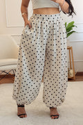 Conjunto pantalona poá em linho 100% MOCHY - lavishiochicconjuntoMochy