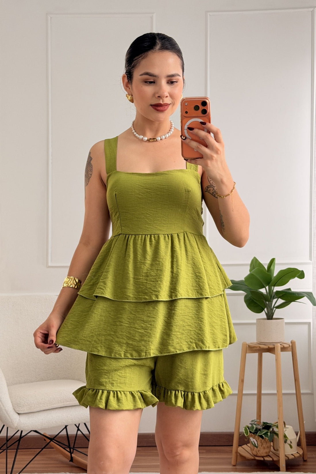Conjunto peplum com calções - lavishiochicconjuntolavishiochic