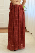 Conjunto plissado com costas abertas FLAMMODE - lavishiochicconjuntoFlammode