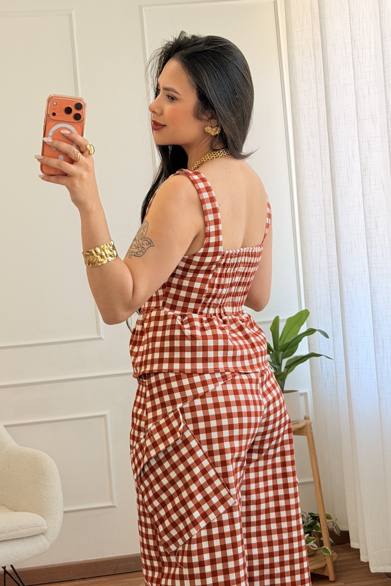 Conjunto vichy - lavishiochicconjuntolavishiochic