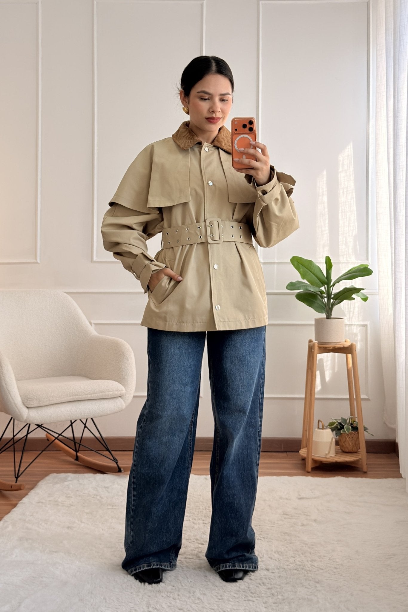 Gabardina com Cinto - lavishiochiccasacoslavishiochic