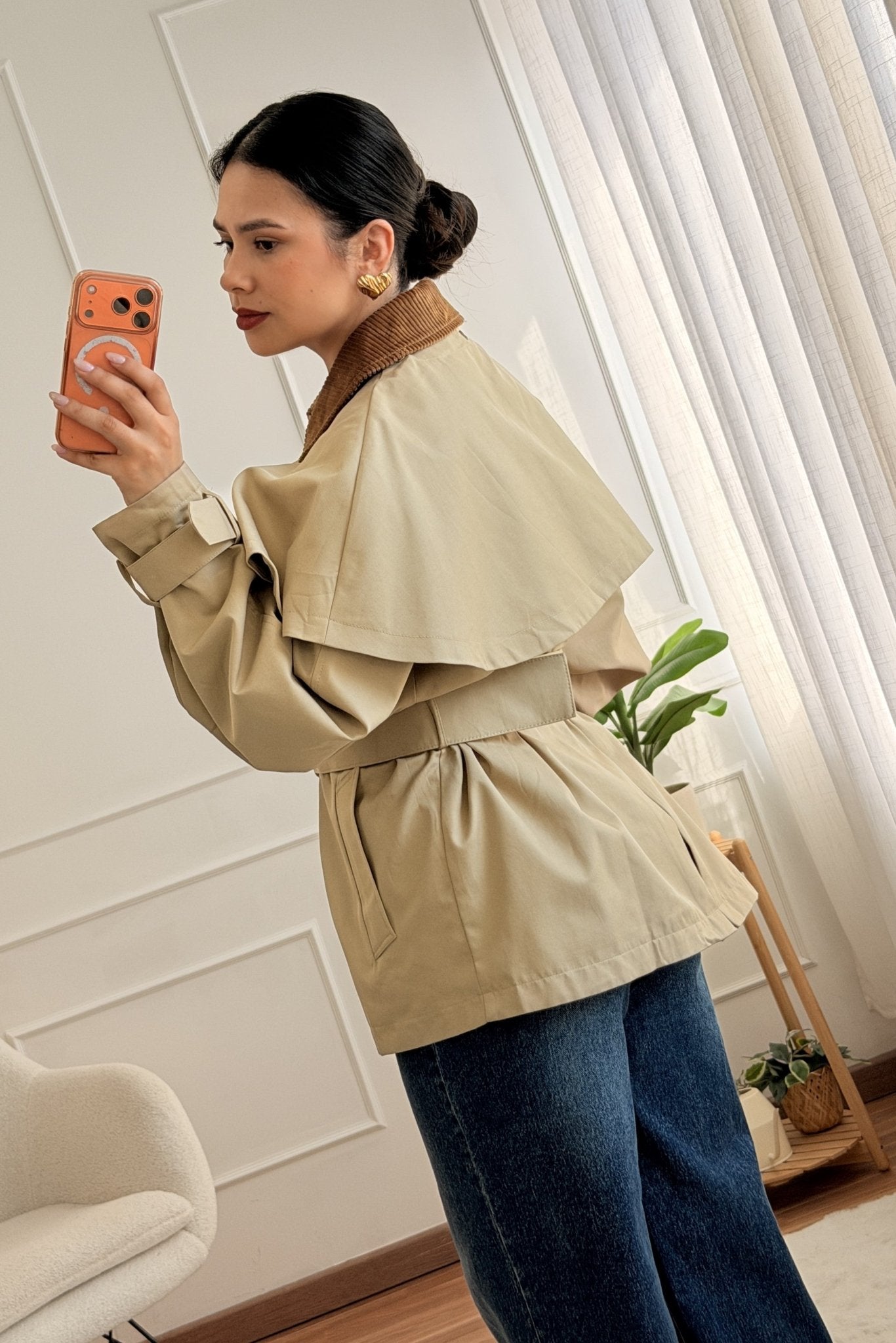 Gabardina com Cinto - lavishiochiccasacoslavishiochic
