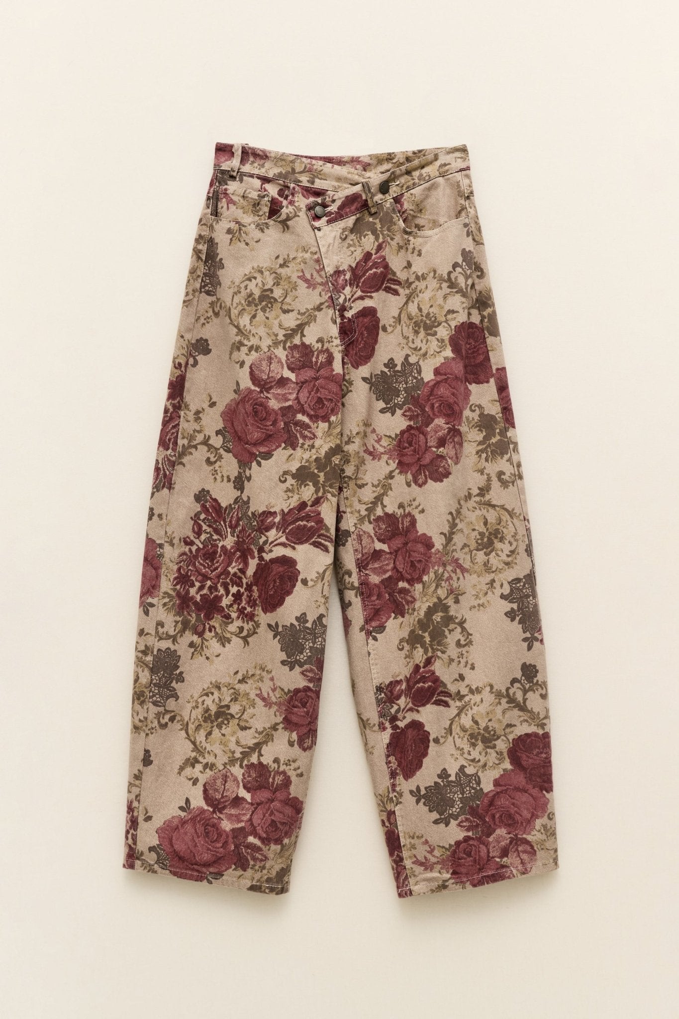 Jeans padrão floral LUMINA - lavishiochicCalçalumina