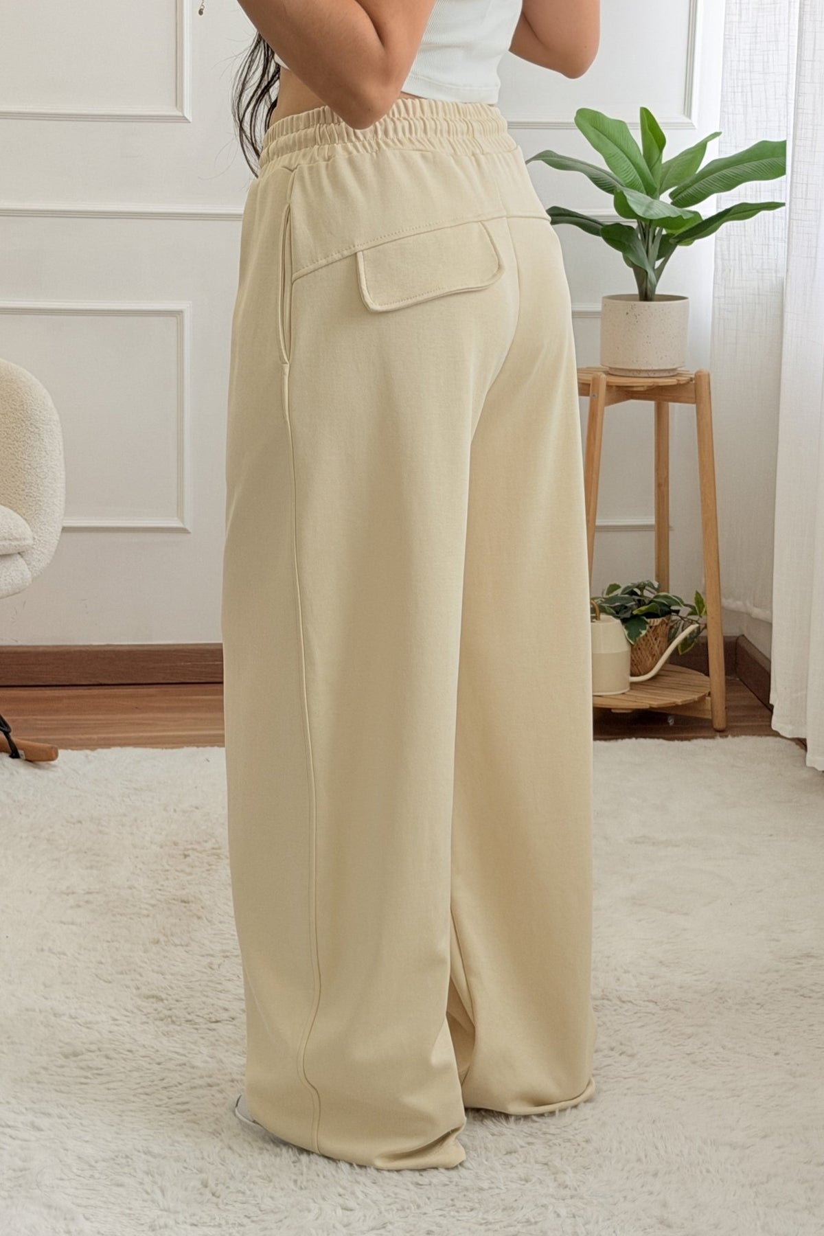 Joggers de algodão com lettering LUMINA - lavishiochicCalçaslumina