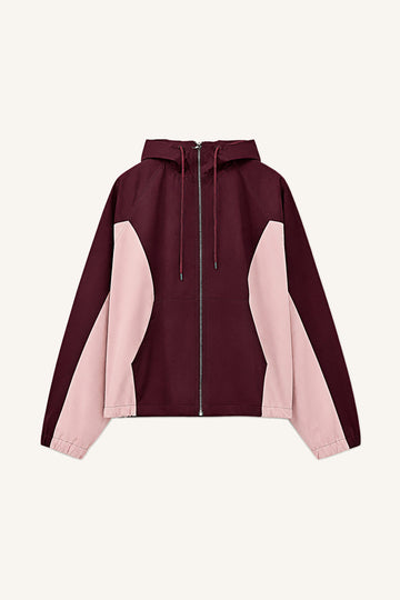 Bomber técnico com capuz e bolsos canguru LUMINA