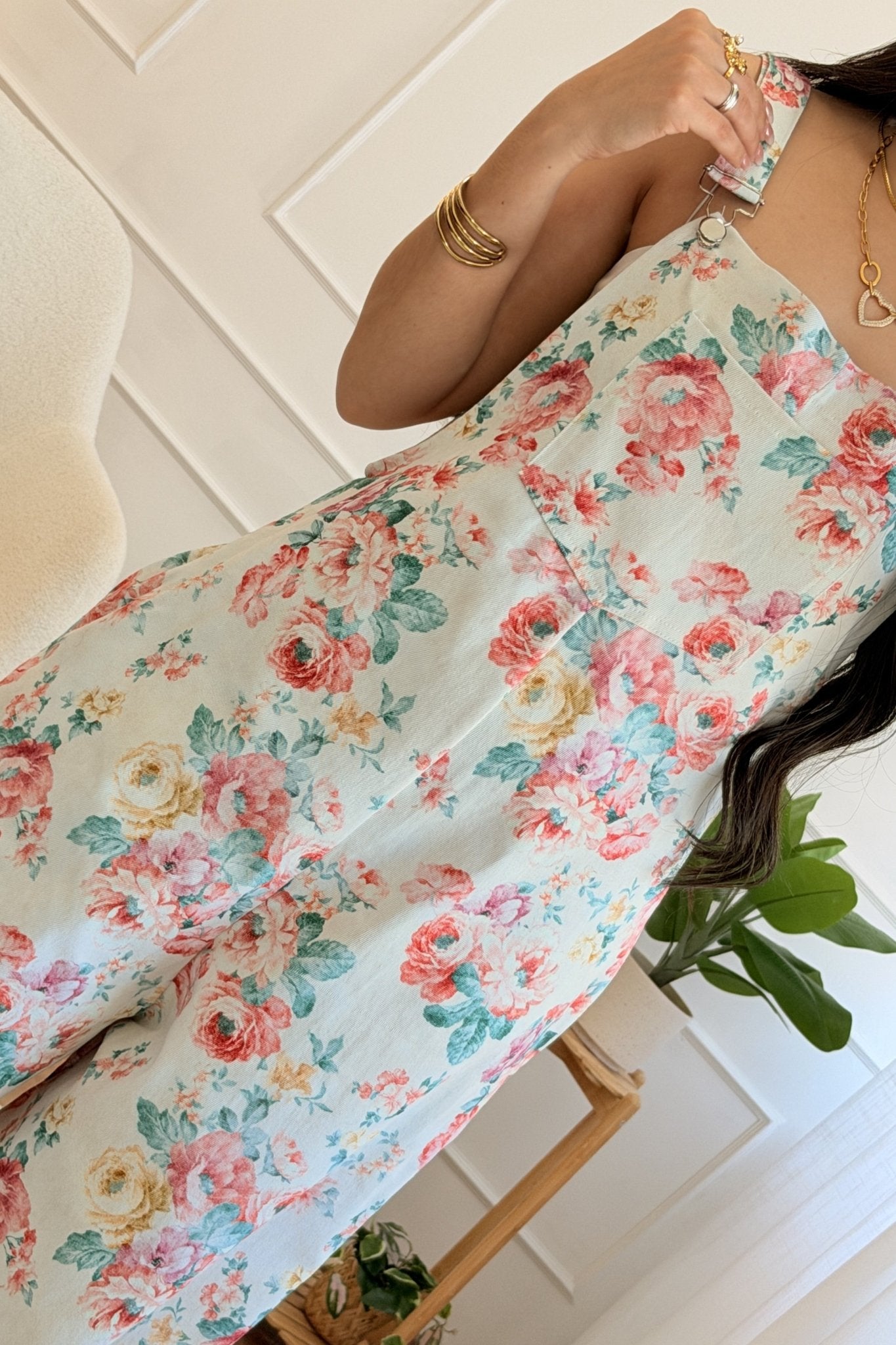 Macacão estampado floral LUMINA - lavishiochicmacacãolumina